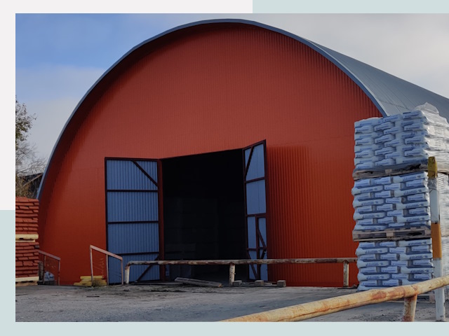 Полукруглые ангары по цене от 609 руб. в Тамбов