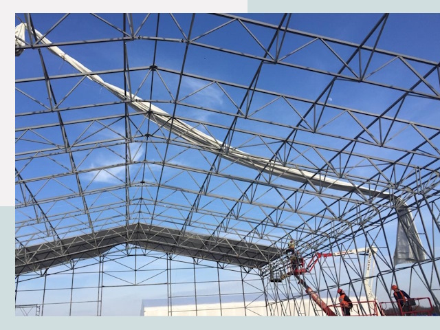 Шатровые ангары от 609 руб. в Тамбове и Тамбовской области