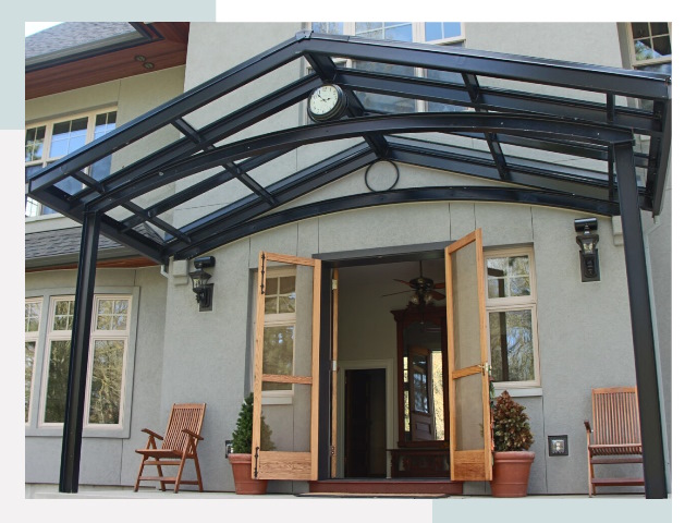 Козырьки металлические в Тамбове