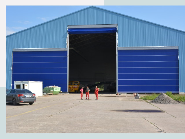 Ангарные ворота в Тамбов от СтальСтрой-Тмб по цене 609 руб.