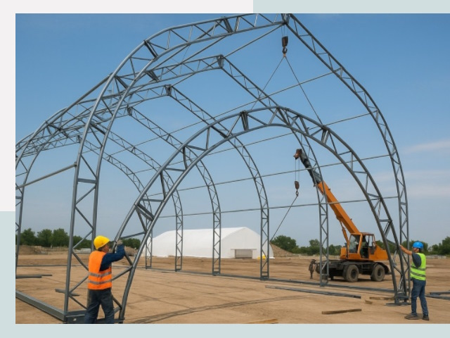 Монтаж ангаров в Тамбове от 609 руб. - Надежно и быстро