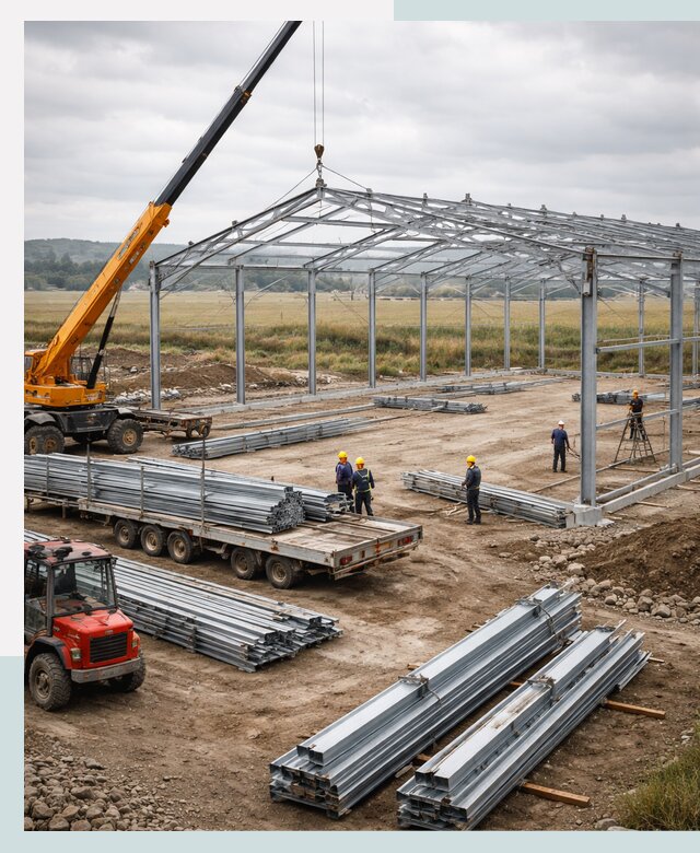 Строительство ангаров для сельхозтехники в Тамбове под ключ