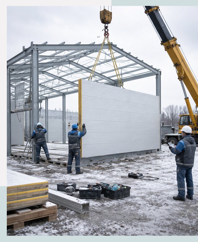 Строительство холодильных складов под ключ в Тамбове