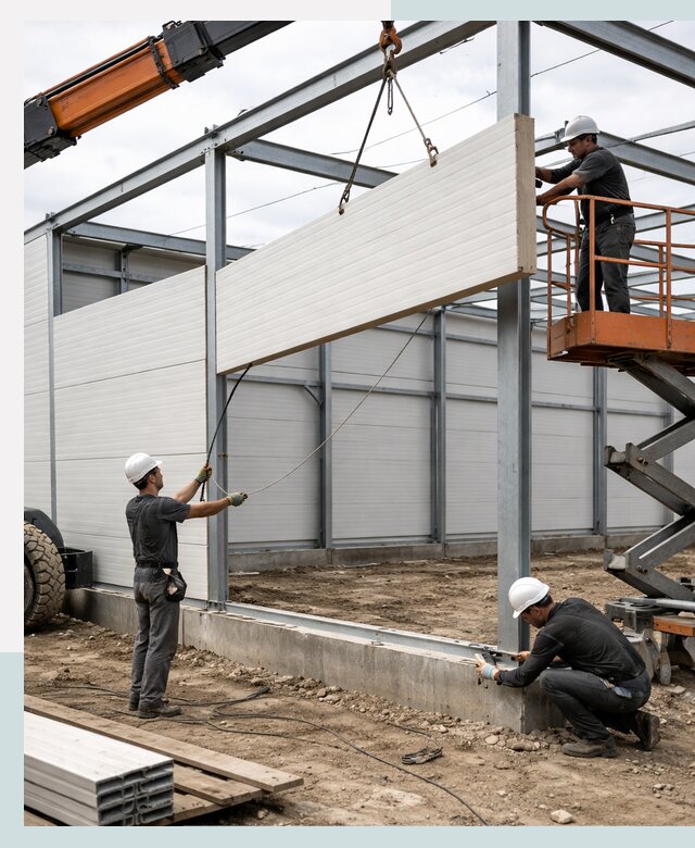 Строительство складов из сэндвич панелей в Тамбове под ключ