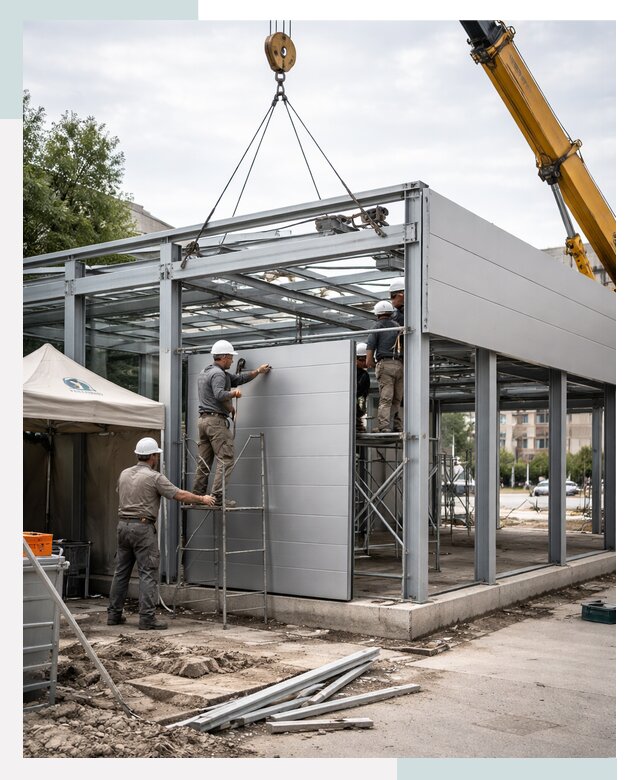 СтальСтрой-Тмб: торговый павильон под ключ в Тамбове от 35539 р.