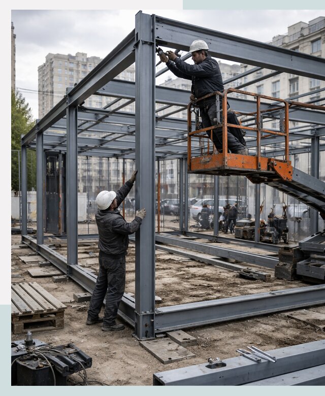 Строительство и монтаж торговых павильонов под ключ в Тамбове