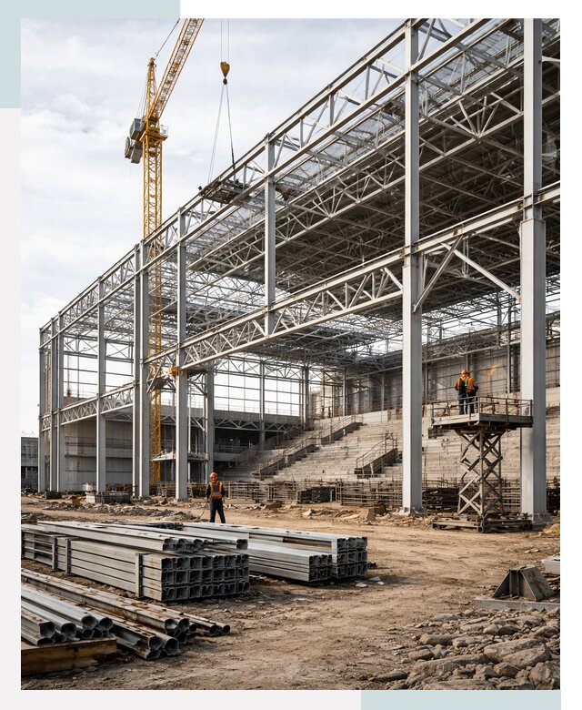 Строительство спортивных комплексов в Тамбове от 30462 р. | СтальСтрой-Тмб