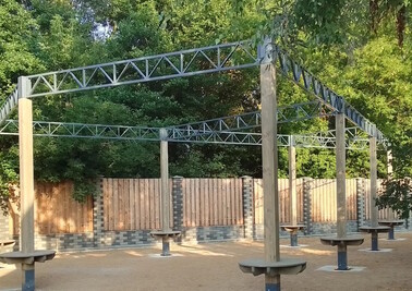 Терраса из металлоконструкций под ключ, проектирование, изготовление и монтаж от СтальСтрой-Тмб